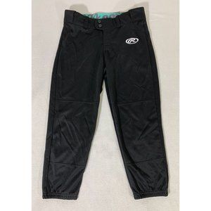 Rawlings Black Softball Elastic Pants Women’s Size Medium